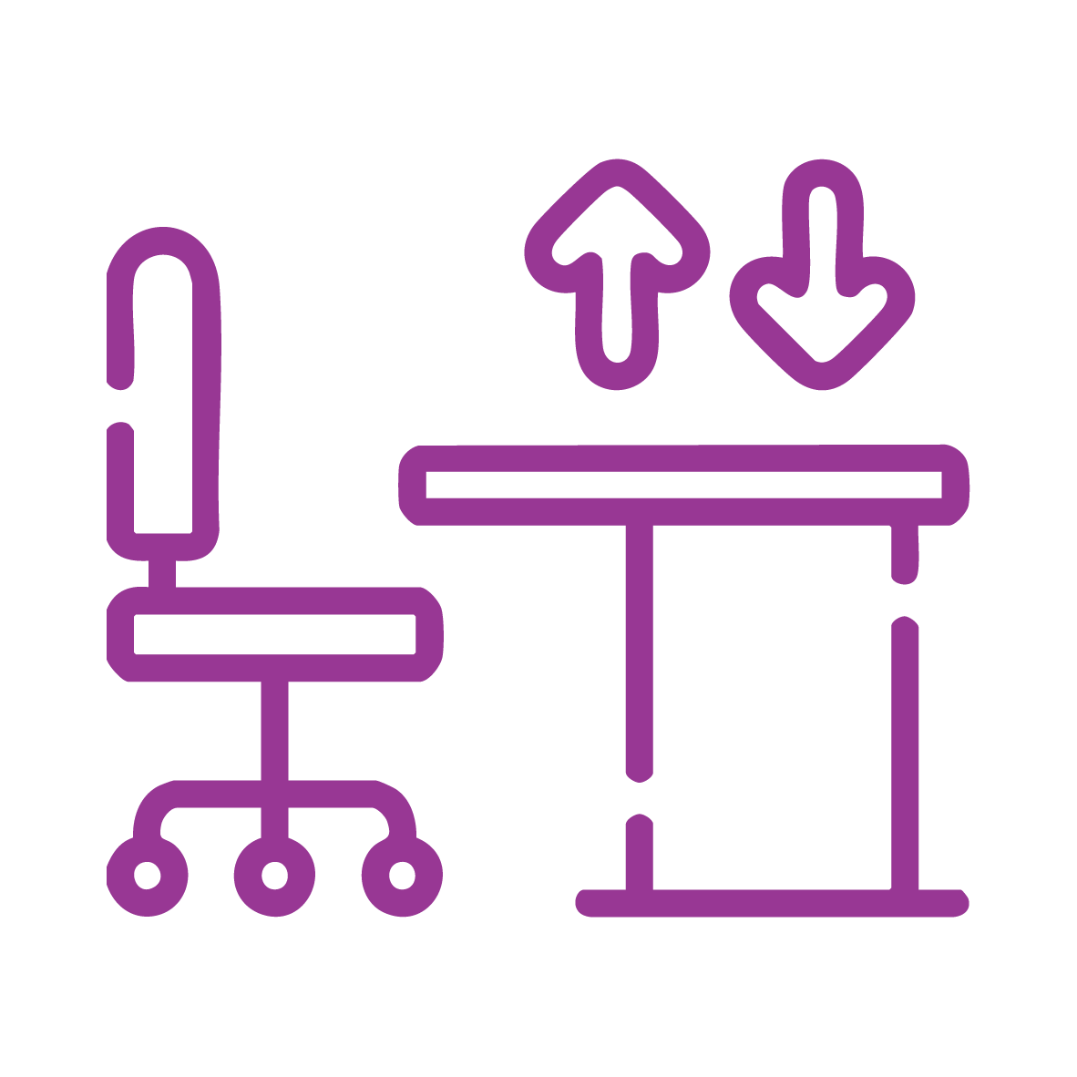 Elektrische Verstellung 55-89 cm